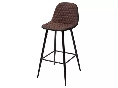 Барный стул LION BAR микрофибра PK-03/ PU P-1 black