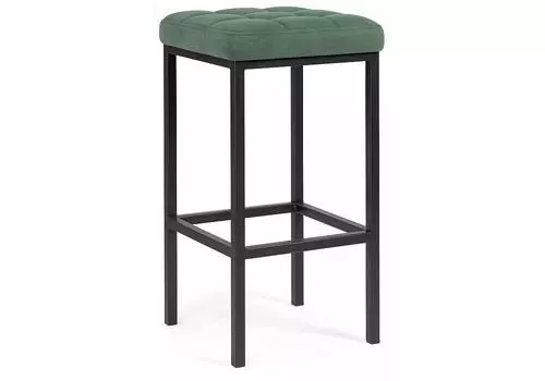 Барный стул Лофт катания изумруд / черный матовый