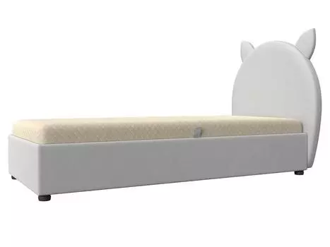 Детская кровать Бриони Экокожа Белый