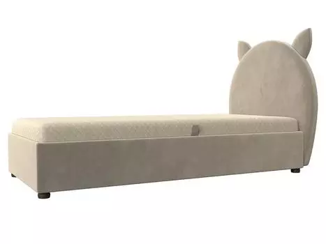 Детская кровать Бриони Микровельвет Бежевый