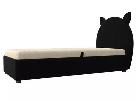 Детская кровать Бриони Микровельвет Черный