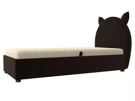 Детская кровать Бриони Микровельвет Коричневый