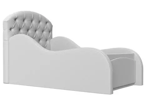 Детская кровать Майя Экокожа Белый