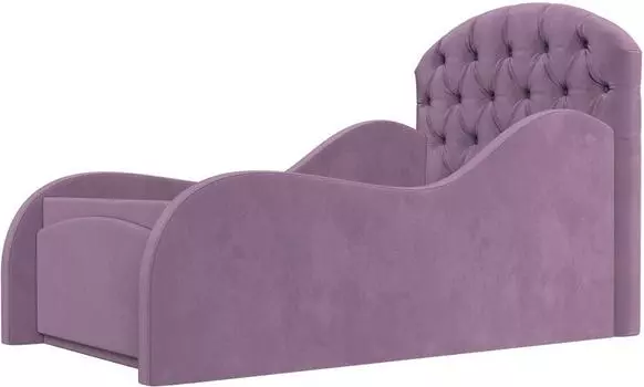Детская кровать Майя Микровельвет Сиреневый