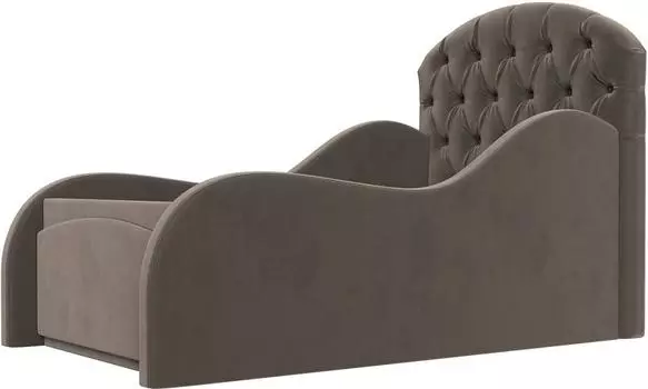Детская кровать Майя Велюр Коричневый