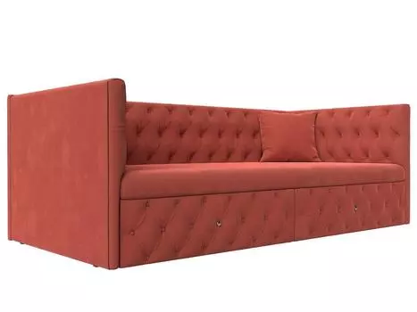 Детский диван Найс Микровельвет Коралловый