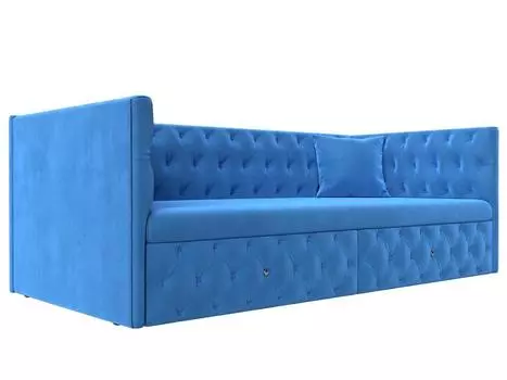 Детский диван Найс Велюр Голубой