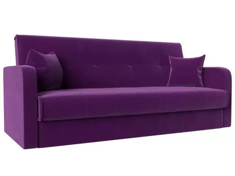 Диван книжка Надежда Микровельвет Фиолетовый