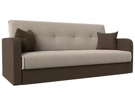 Диван книжка Надежда Рогожка Бежевый/Коричневый