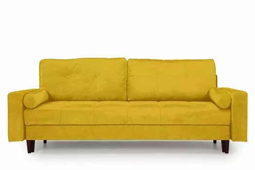 Диван-кровать Лоретт Велюр Жёлтый
