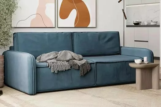 Диван-кровать Сенатор (04) морская волна