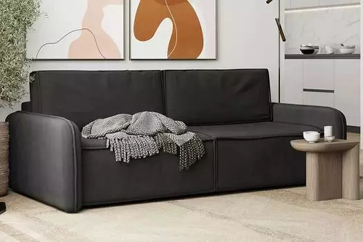 Диван-кровать Сенатор (05) черный