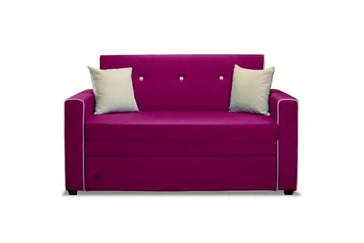 Диван прямой Барселона 120 Фуксия Tesla Fuksia (рогожка)