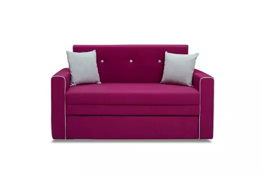Диван прямой Барселона 140 Фуксия Tesla Fuksia (рогожка)