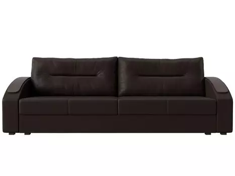 Диван прямой Канзас Экокожа Коричневый