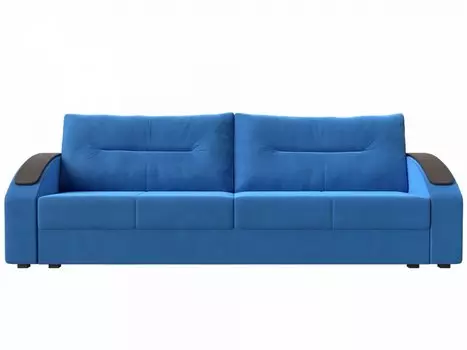 Диван прямой Канзас Велюр Голубой