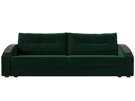 Диван прямой Канзас Велюр Зеленый