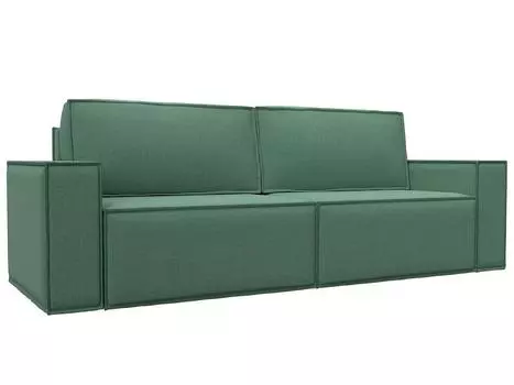 Диван прямой Куба Лайт Рогожка Амур 11 зеленый