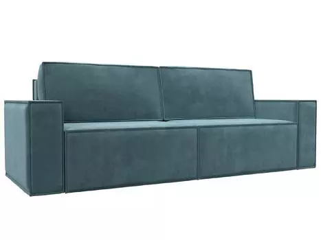 Диван прямой Куба Лайт Велюр SEVEN 113 бирюзовый