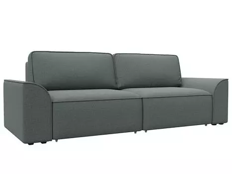 Диван прямой Лига-048 НПБ Рогожка Амур 07 серый