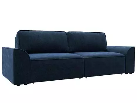 Диван прямой Лига-048 НПБ Шенилл RIMINI 10 синий