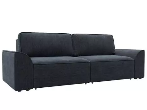 Диван прямой Лига-048 НПБ Шенилл RIMINI 14 темно-серый