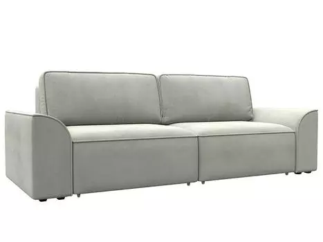 Диван прямой Лига-048 НПБ Велюр TOWER 01 молочный