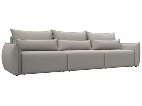 Диван прямой Лига-051 НПБ Лонг Рогожка Амур 02 бежевый