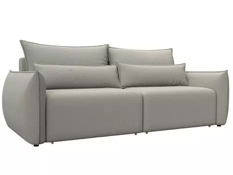 Диван прямой Лига-051 НПБ Рогожка Амур 02 бежевый