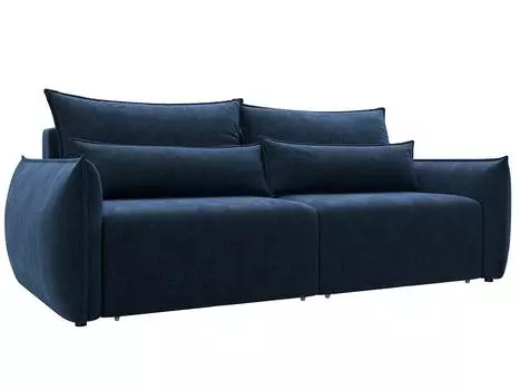 Диван прямой Лига-051 НПБ Шенилл RIMINI 10 синий