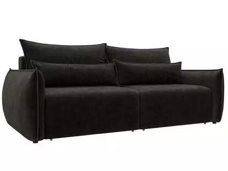 Диван прямой Лига-051 НПБ Велюр BRUT 17 коричневый