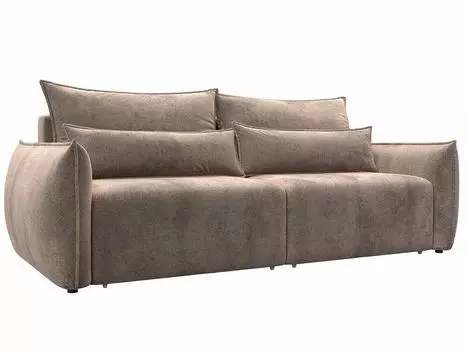 Диван прямой Лига-051 НПБ Велюр TOWER 05 бежевый