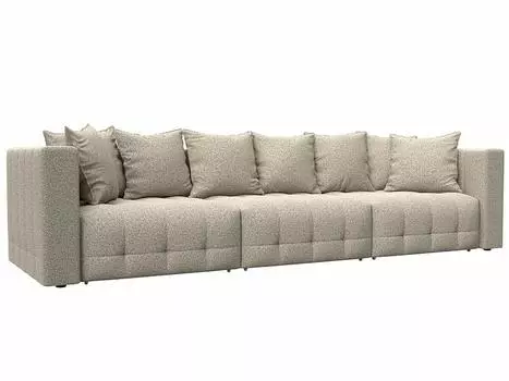 Диван прямой Лига-052 НПБ Лонг Велюр NESS 04 бежевый