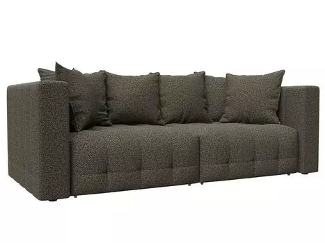 Диван прямой Лига-052 НПБ Велюр NESS 07 коричневый