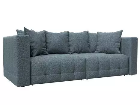 Диван прямой Лига-052 НПБ Велюр NESS 12 серый