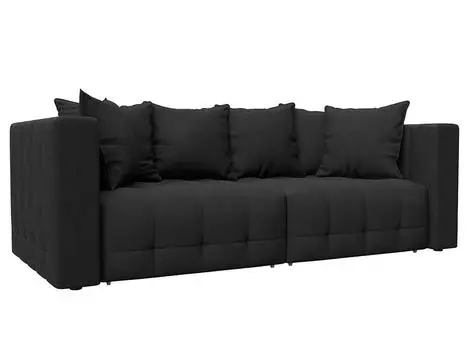 Диван прямой Лига-052 НПБ Замша JOLY 08 коричневый