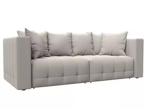 Диван прямой Лига-052 НПБ Замша JOLY 05 бежевый