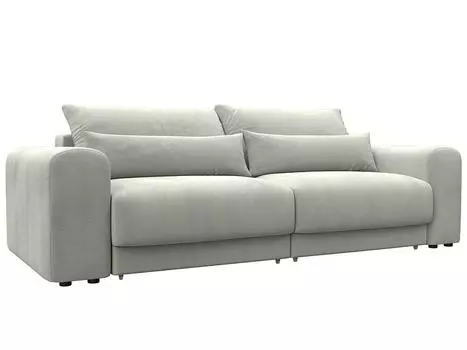 Диван прямой Лига-056 НПБ Велюр TOWER 01 молочный