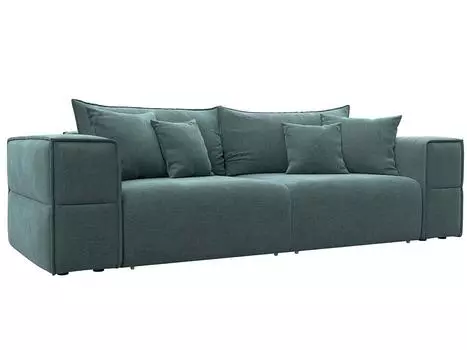 Диван прямой Лига-058 НПБ Шенилл RIMINI 11 серо-зеленый