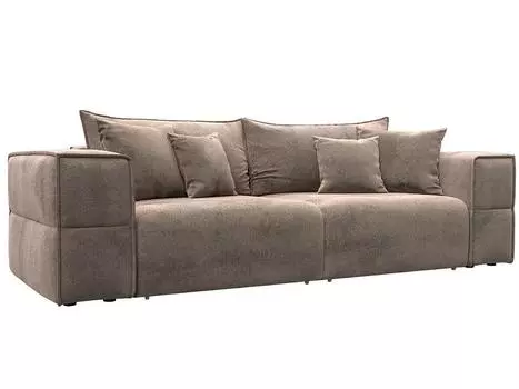 Диван прямой Лига-058 НПБ Велюр TOWER 05 бежевый