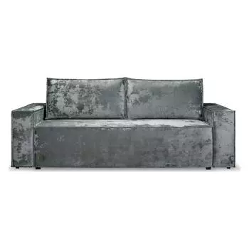 Диван прямой Лофт Lux серый Holi gray (велюр)