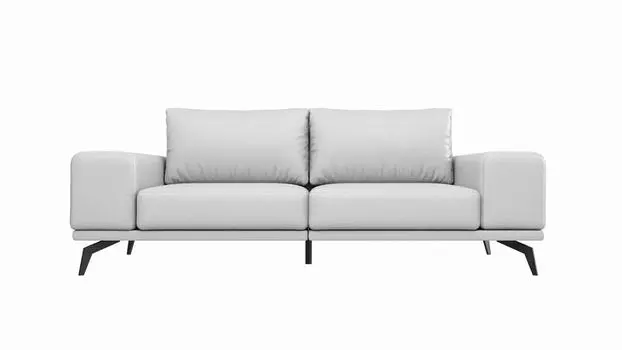 Диван прямой Марсель Экокожа Белый