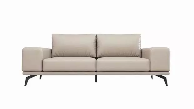 Диван прямой Марсель Экокожа Бежевый
