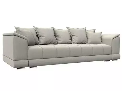 Диван прямой НордСтар НПБ Рогожка Амур 02 бежевый