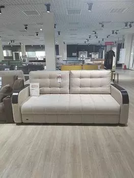 Диван прямой Остин бежевый Antonio Send(Велюр) Выставочный образец