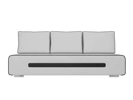 Диван прямой Приам Экокожа белый