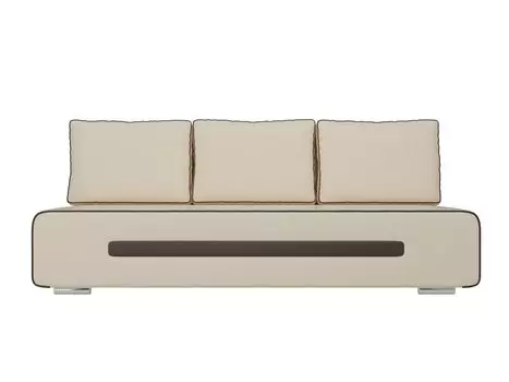 Диван прямой Приам Экокожа Бежевый