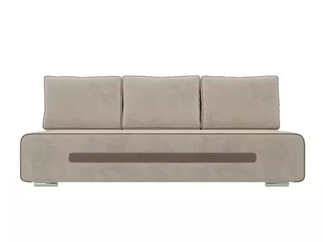 Диван прямой Приам Велюр Бежевый