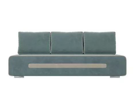 Диван прямой Приам Велюр Бирюза