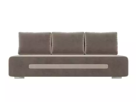 Диван прямой Приам Велюр Коричневый